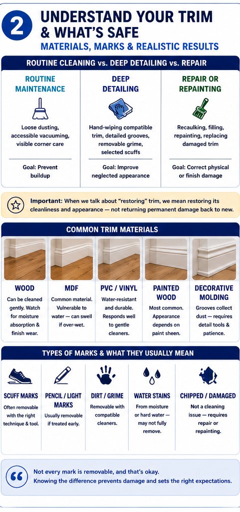 Is baseboard & corner detail cleaning right for your home? What's included and when it may not be needed