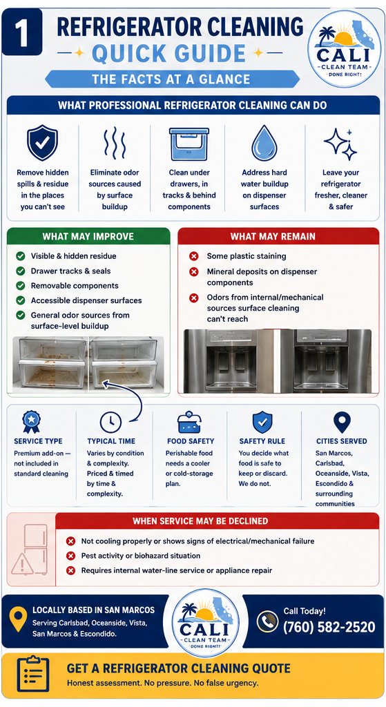 Dust Bunny Removal & Deep Vacuuming in San Marcos, CA — quick facts: what's included and what may be permanent
